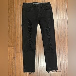 👖American Eagle Black Ripped Jeans👖